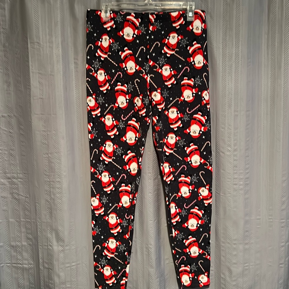 Faded Glory Santa Leggings